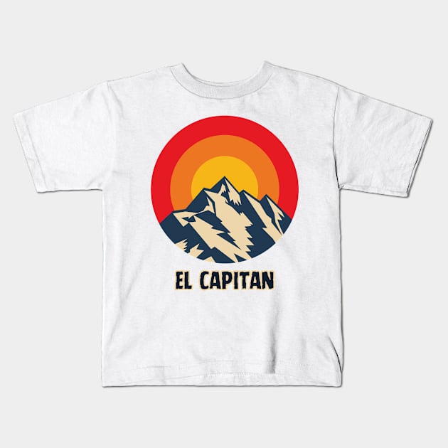 El Capitan Kids T-Shirt by Canada Cities